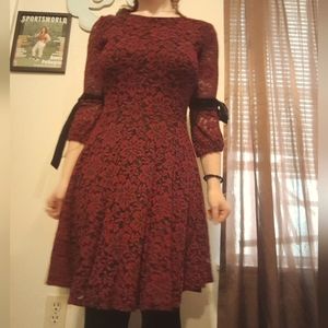 Red Lace Dress